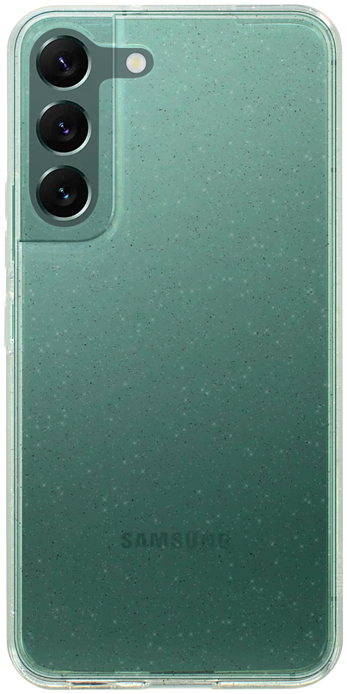 Samsung Galaxy S22 5G (SM-S901B) szilikon tok csillogó átlátszó