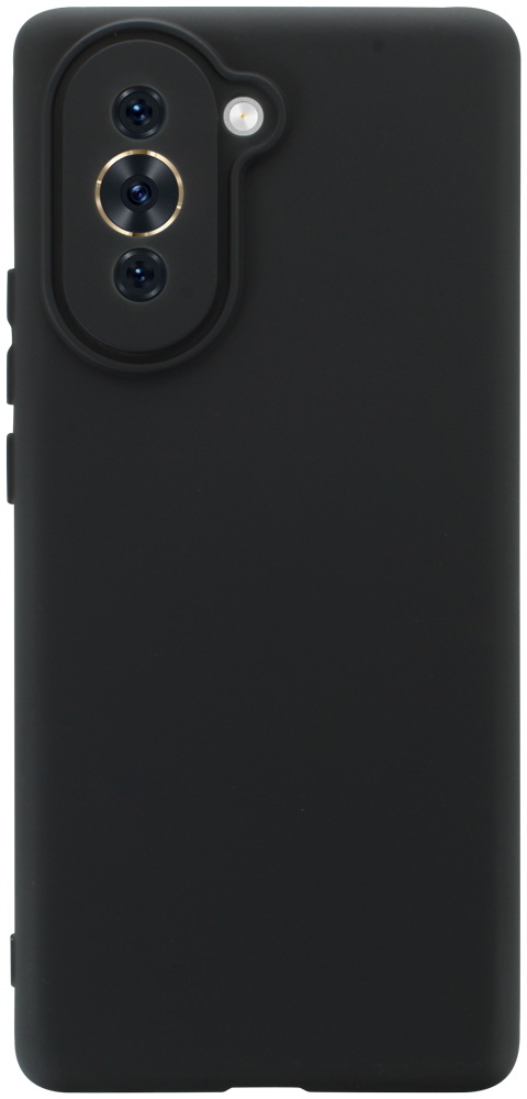 Huawei Nova 10 szilikon tok kameravédővel matt fekete