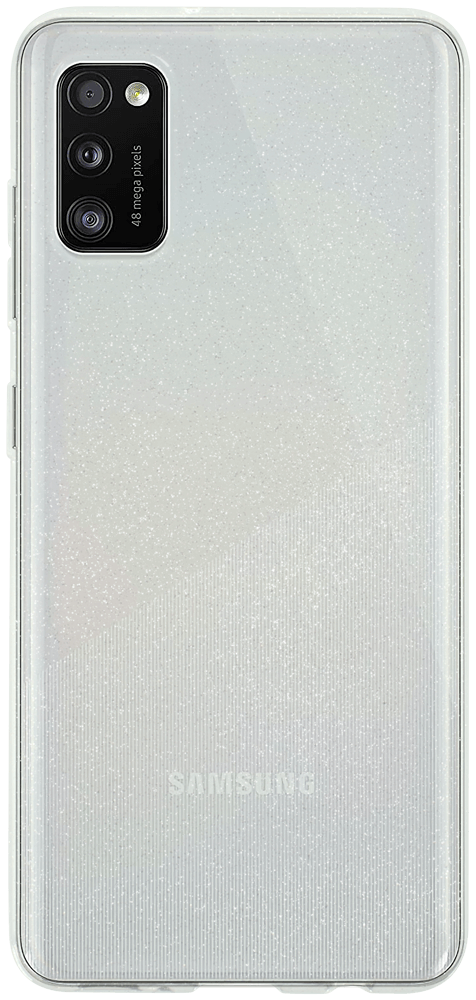 Samsung Galaxy A41 ( SM-A415F) szilikon tok csillogó átlátszó