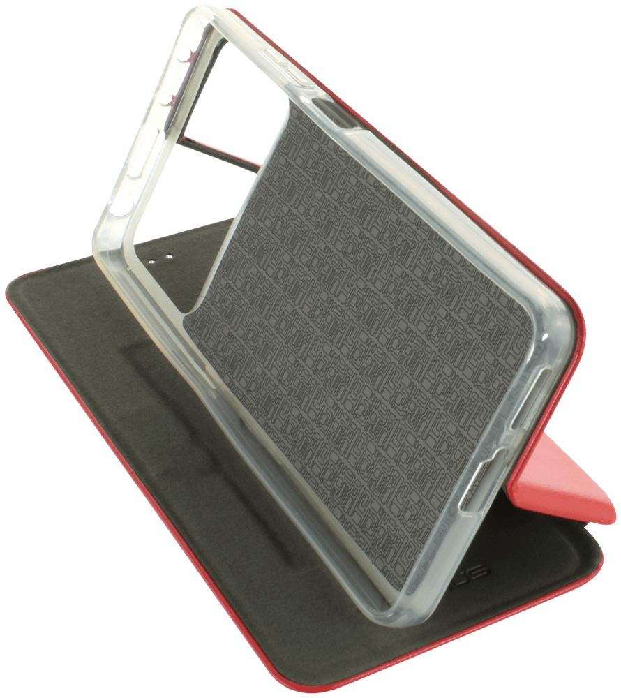 Xiaomi Poco X4 Pro 5G oldalra nyíló mágneses flipes bőrtok prémium minőség piros