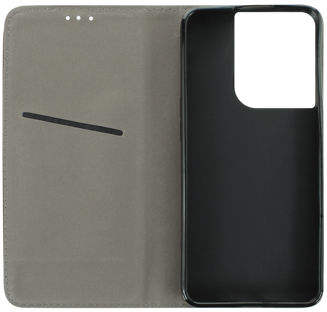 Oppo Reno8 5G oldalra nyíló flipes bőrtok asztali tartó funkciós fekete