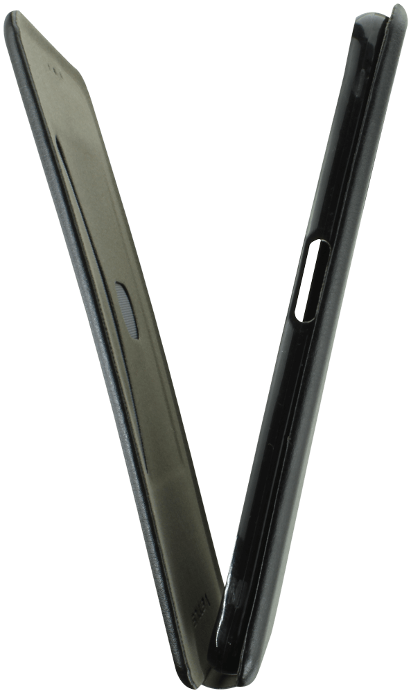 Oppo A96 lenyíló mágneses flipes bőrtok prémium minőség fekete