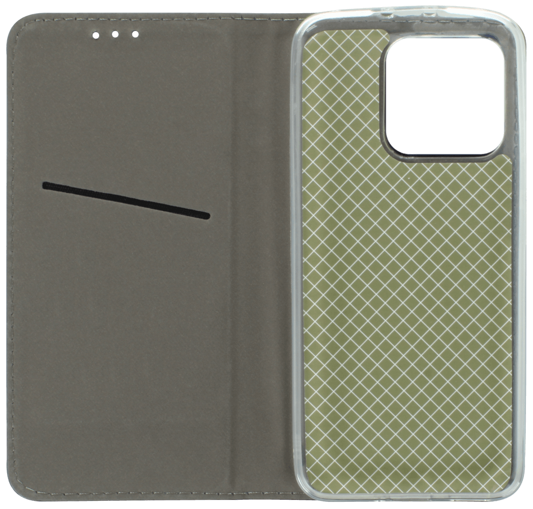 Xiaomi 13 oldalra nyíló flipes bőrtok asztali tartó funkciós sötétkék