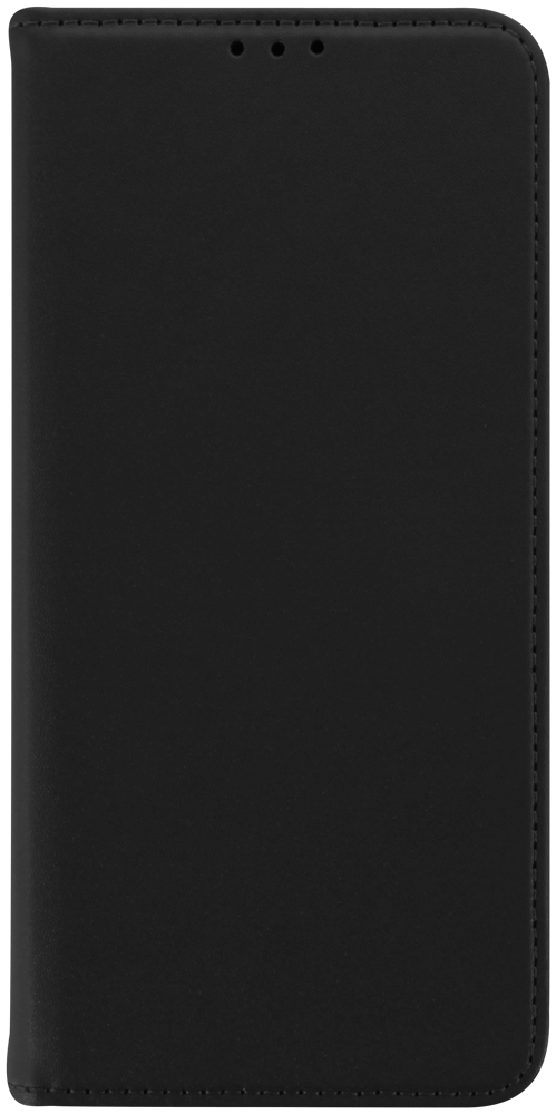 Samsung Galaxy A04s (SM-A047F) oldalra nyíló flipes bőrtok valódi bőr fekete