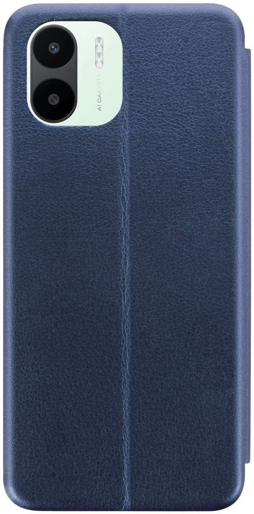 Xiaomi Redmi A1 oldalra nyíló mágneses flipes bőrtok prémium minőség sötétkék