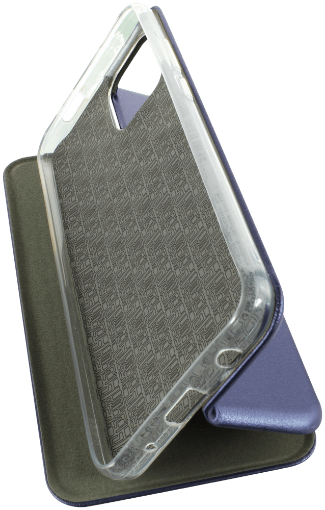 Xiaomi Redmi A1 oldalra nyíló mágneses flipes bőrtok prémium minőség sötétkék