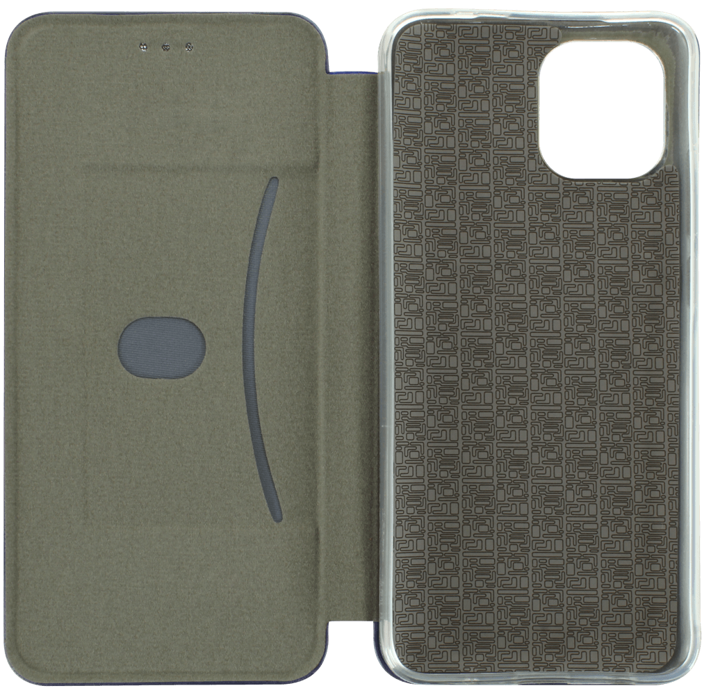 Xiaomi Redmi A1 oldalra nyíló mágneses flipes bőrtok prémium minőség sötétkék