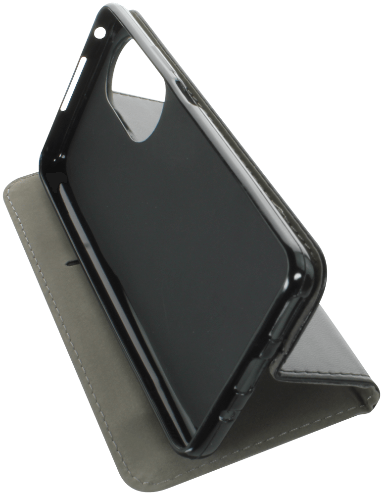 Huawei Nova 9 SE oldalra nyíló flipes bőrtok asztali tartó funkciós fekete