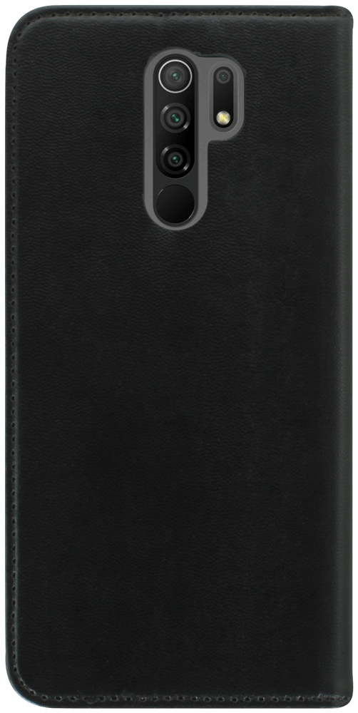 Xiaomi Redmi 9 Prime oldalra nyíló flipes bőrtok asztali tartó funkciós fekete