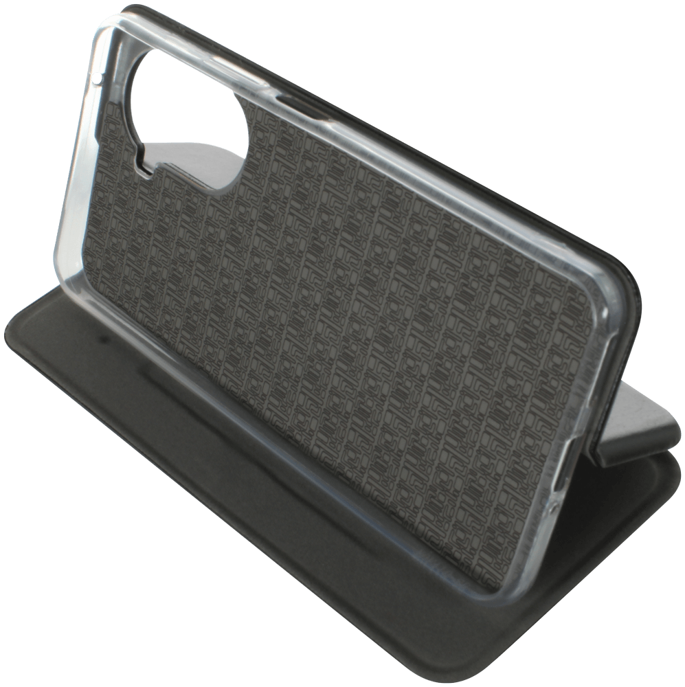 Nova 10 SE oldalra nyíló mágneses flipes bőrtok prémium minőség fekete