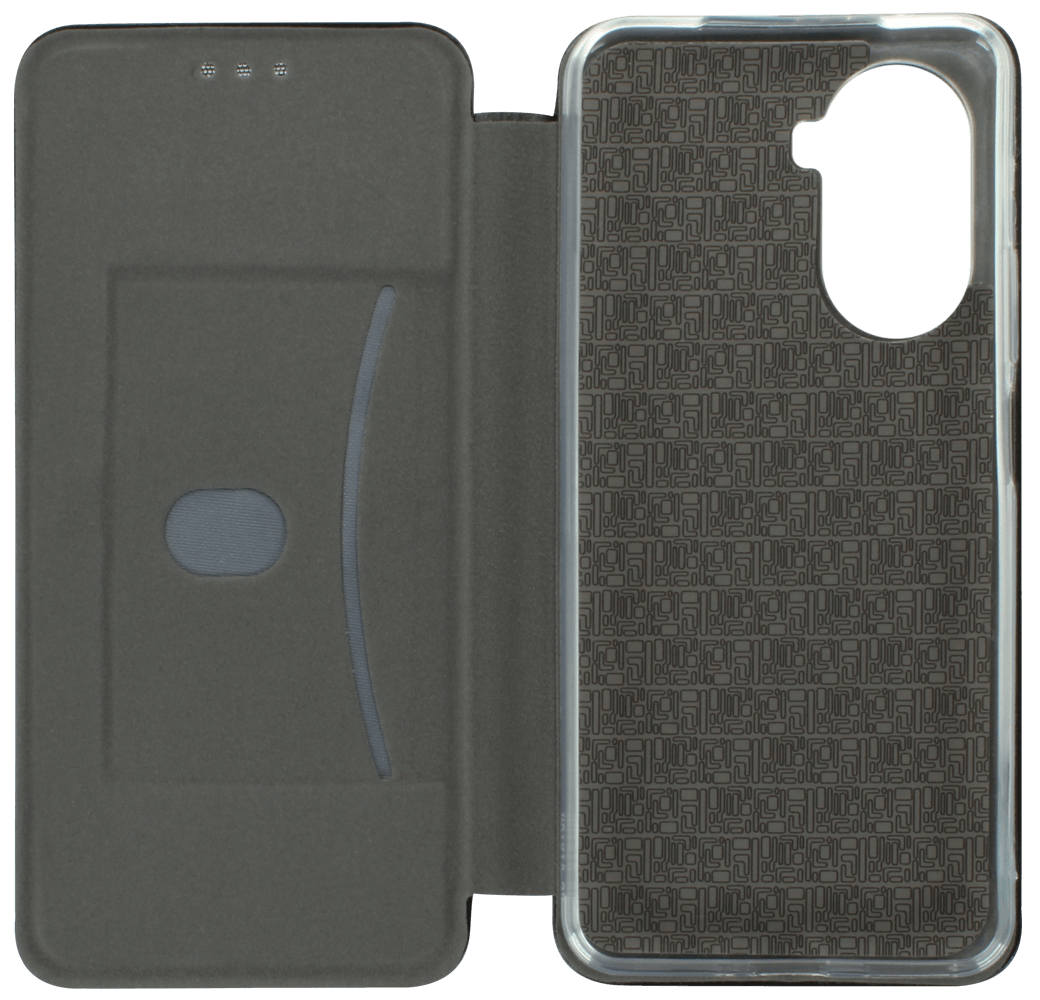 Nova 10 SE oldalra nyíló mágneses flipes bőrtok prémium minőség fekete