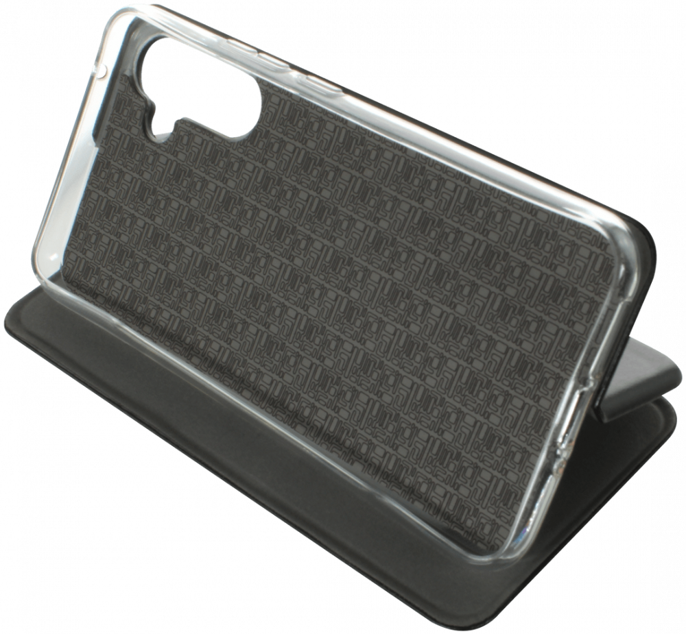 Samsung Galaxy A14 (SM-A145R) oldalra nyíló mágneses flipes bőrtok prémium minőség fekete