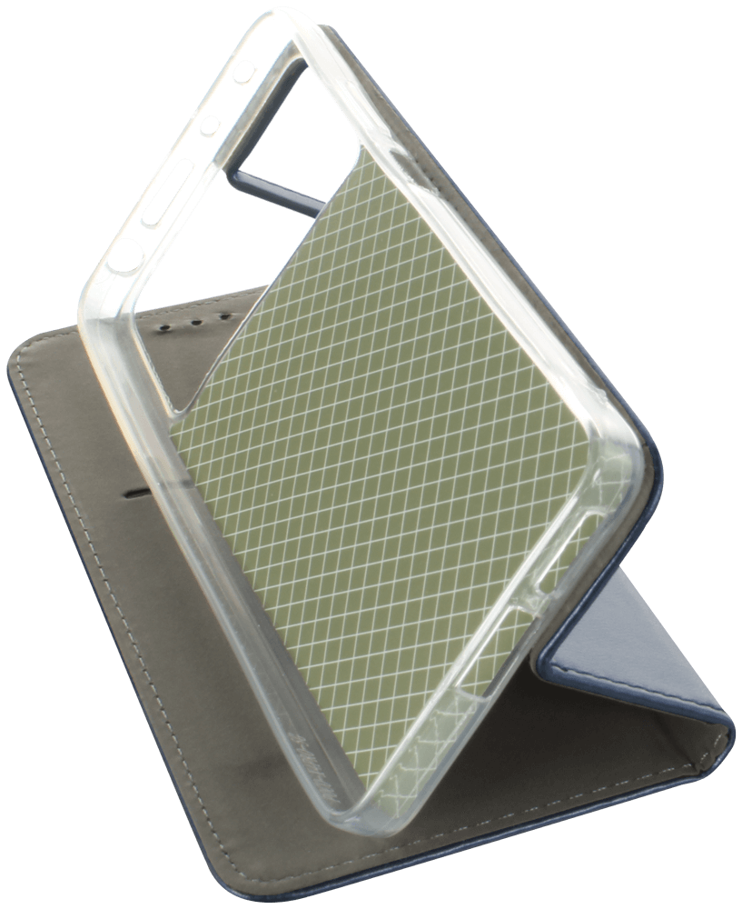 Xiaomi Poco X4 Pro 5G oldalra nyíló flipes bőrtok asztali tartó funkciós sötétkék