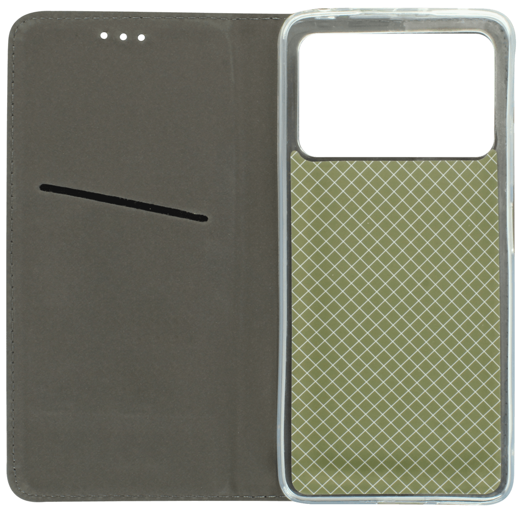 Xiaomi Poco X4 Pro 5G oldalra nyíló flipes bőrtok asztali tartó funkciós sötétkék