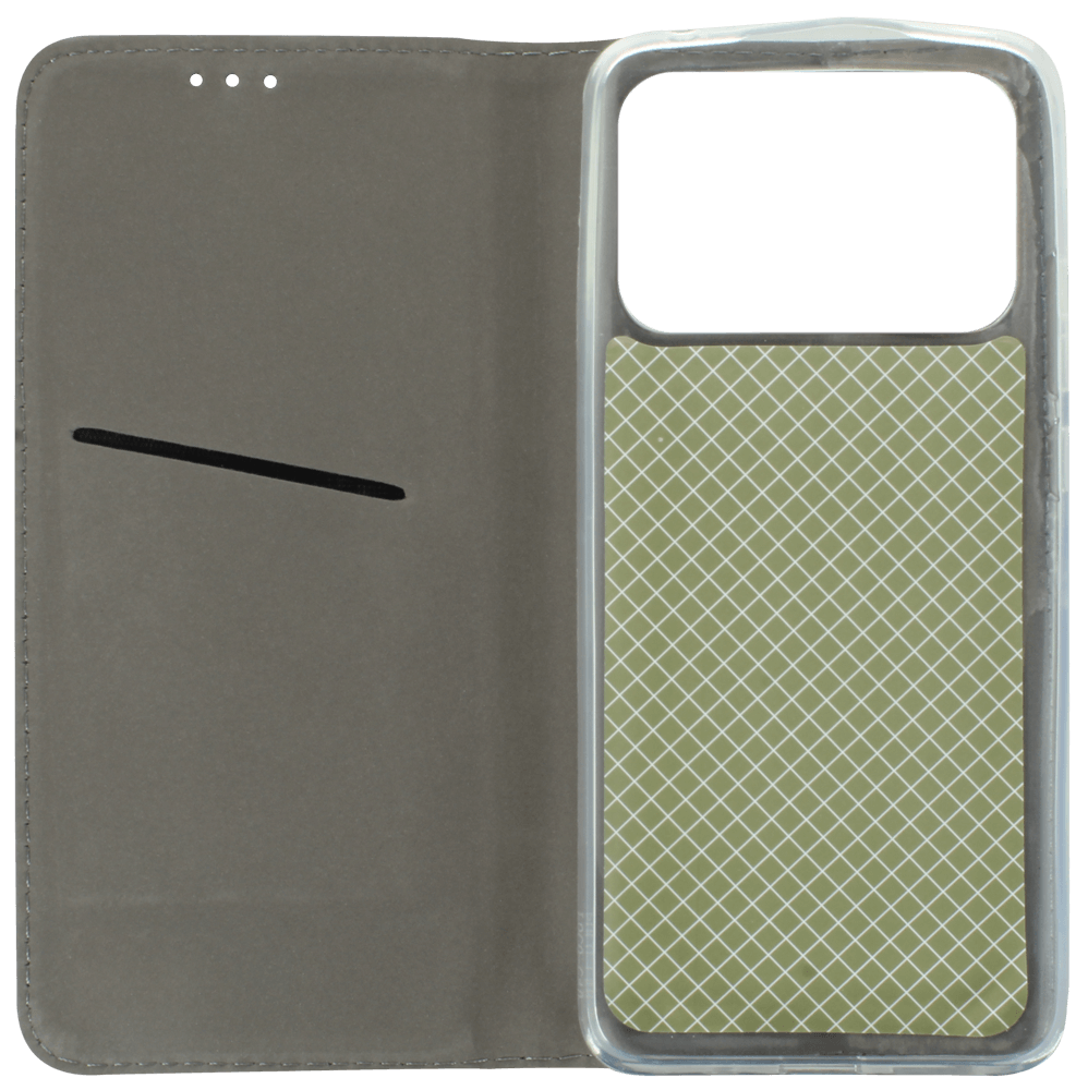 Xiaomi Poco C40 oldalra nyíló flipes bőrtok asztali tartó funkciós sötétkék