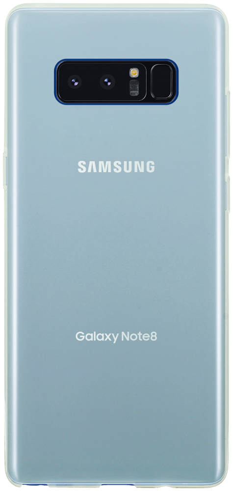 Samsung Galaxy Note 8 szilikon tok matt-fényes keret átlátszó