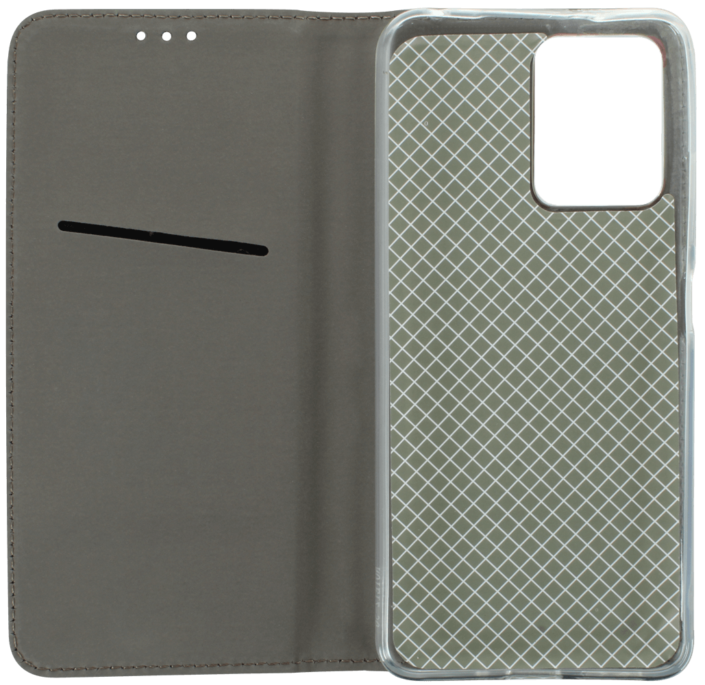 Xiaomi Redmi Note 12 5G oldalra nyíló flipes bőrtok asztali tartó funkciós bordó