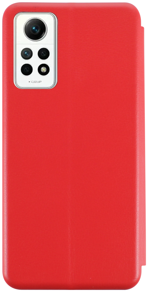 Xiaomi Redmi Note 12 Pro 4G oldalra nyíló mágneses flipes bőrtok prémium minőség piros
