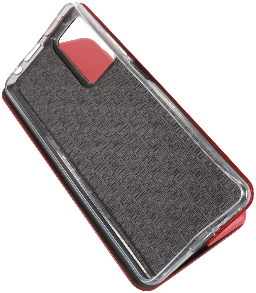 Xiaomi Redmi Note 12 Pro 4G oldalra nyíló mágneses flipes bőrtok prémium minőség piros