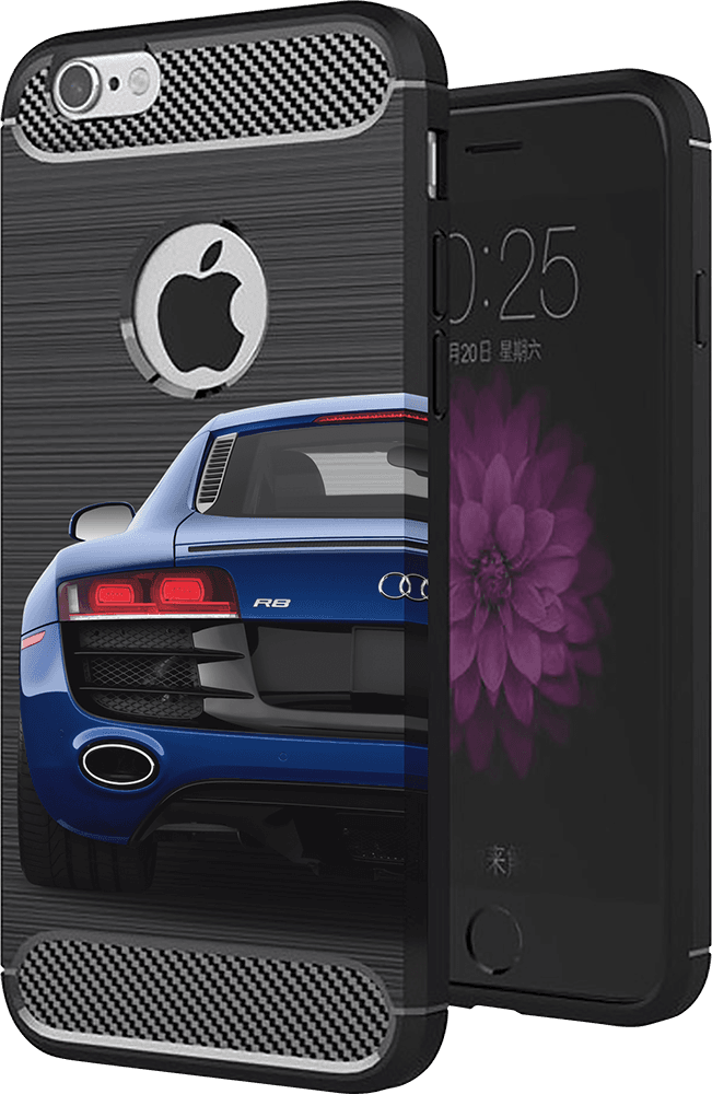 Xiaomi Poco X5 Pro ütésálló szilikon tok szálcsiszolt-karbon minta légpárnás sarok fekete