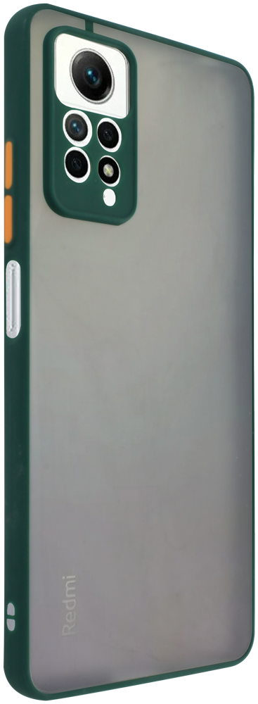 Xiaomi Redmi Note 12 Pro 4G kemény hátlap Vennus Button Bumper sötétzöld