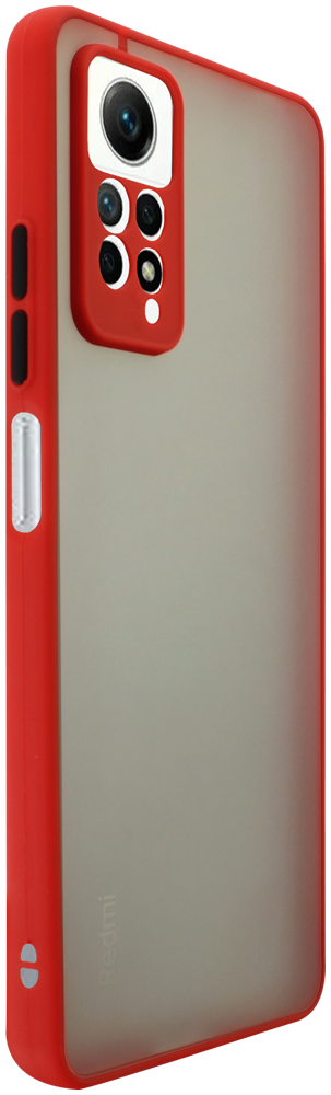 Xiaomi Redmi Note 12 Pro 4G kemény hátlap Vennus Button Bumper piros