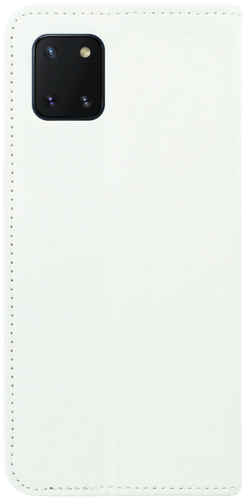Samsung Galaxy Note 10 Lite (SM-N770F) oldalra nyíló flipes bőrtok asztali tartó funkciós fehér