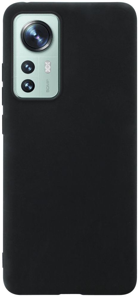 Xiaomi 12 szilikon tok matt fekete