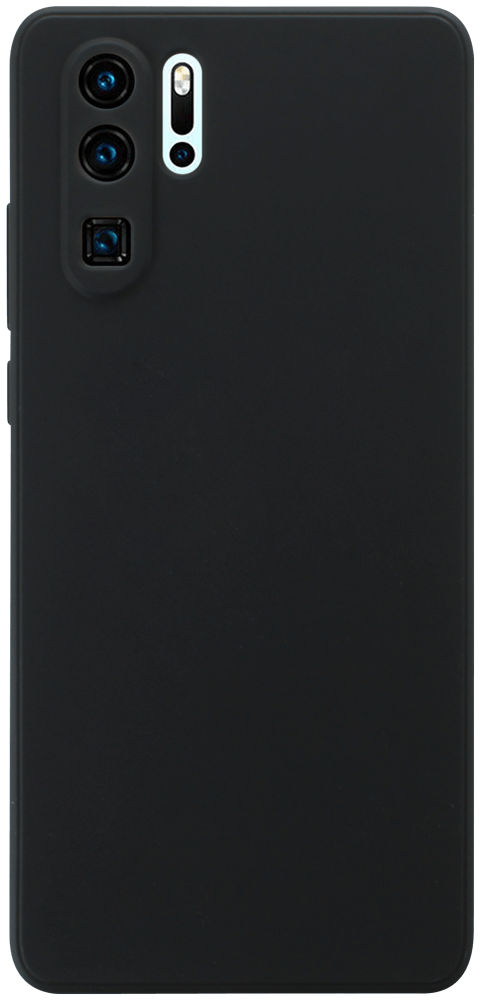 Huawei P30 Pro szilikon tok kameravédővel matt fekete