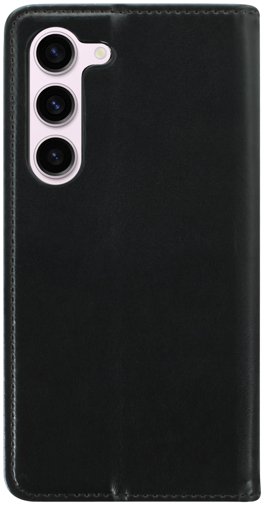 Samsung Galaxy S23 (SM-S911B) oldalra nyíló flipes bőrtok asztali tartó funkciós fekete