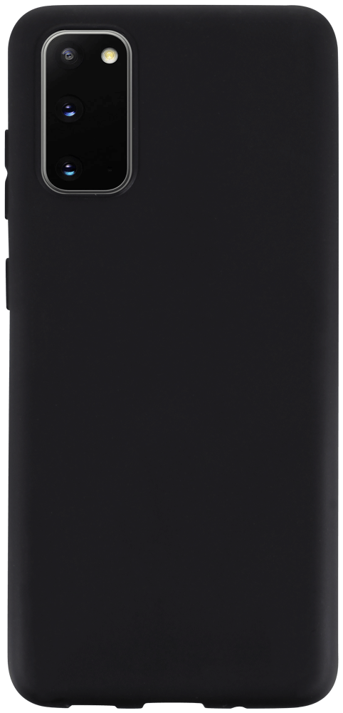 Samsung Galaxy S20 5G (SM-G981F) szilikon tok matt fekete