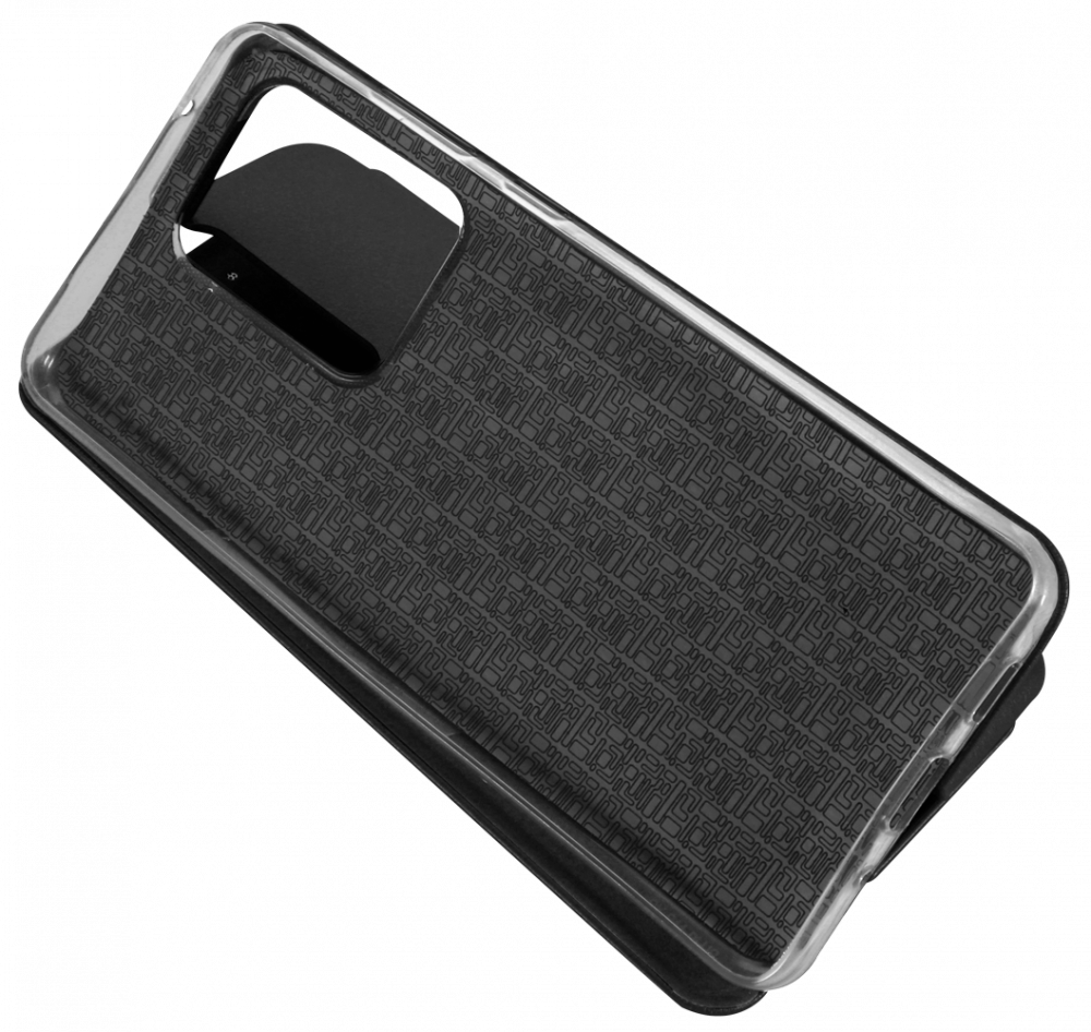 Samsung Galaxy S20 Ultra 5G (SM-G988B) oldalra nyíló mágneses flipes bőrtok prémium minőség fekete