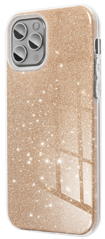 Samsung Galaxy S20 Plus 5G (SM-G986F) szilikon tok csillogó hátlap arany