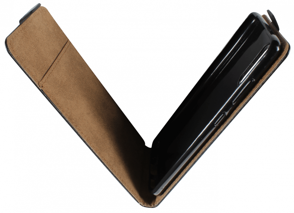 Samsung Galaxy S20 5G (SM-G981F) lenyíló flipes bőrtok fekete