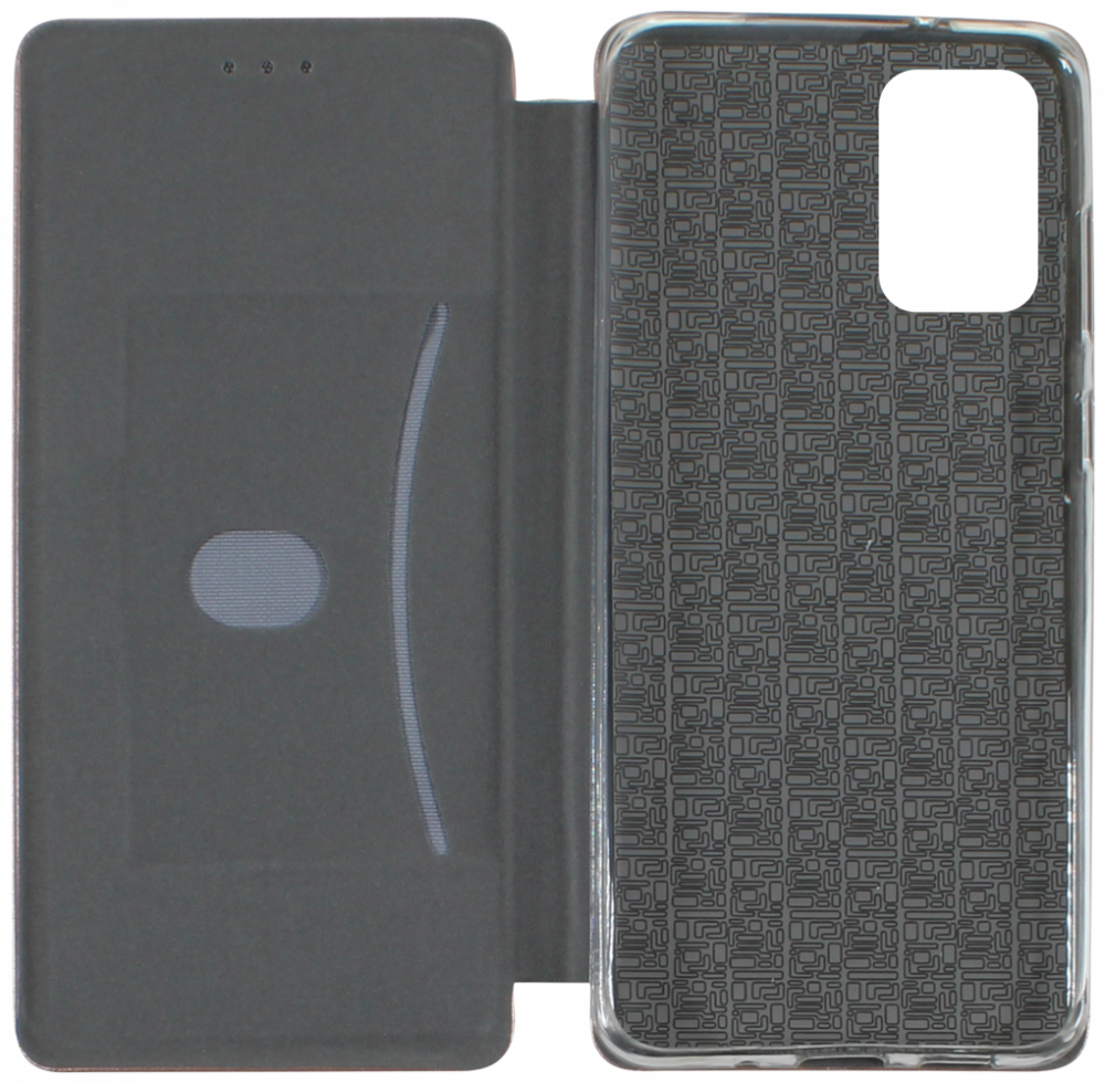 Samsung Galaxy S20 Plus 5G (SM-G986F) oldalra nyíló mágneses flipes bőrtok prémium minőség rozéarany