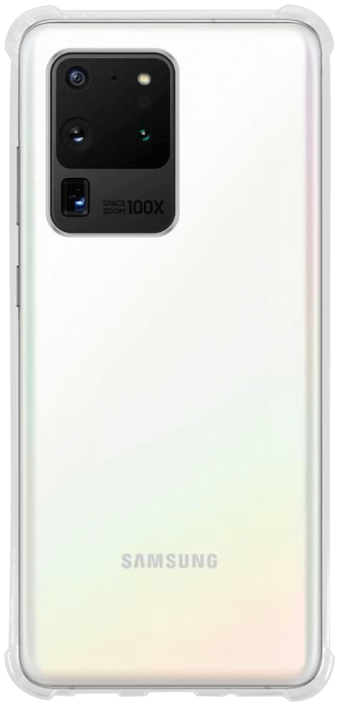 Samsung Galaxy S20 Ultra 5G (SM-G988B) szilikon tok légpárnás sarok átlátszó