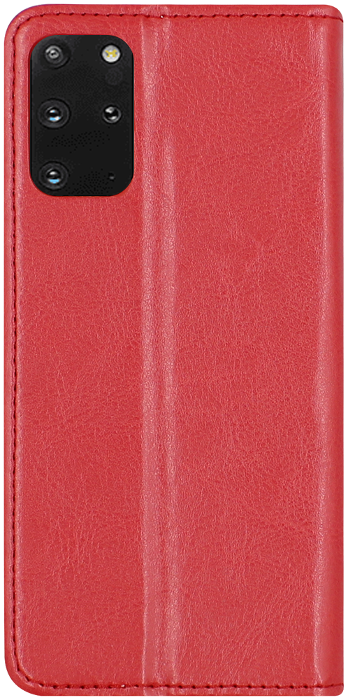 Samsung Galaxy S20 Plus 5G (SM-G986F) oldalra nyíló flipes bőrtok valódi bőr piros