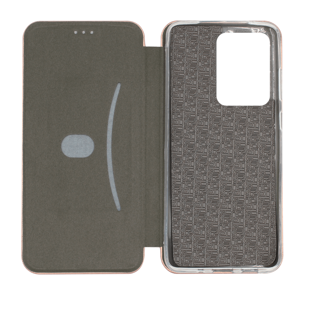 Samsung Galaxy S20 Ultra 5G (SM-G988B) oldalra nyíló mágneses flipes bőrtok prémium minőség rozéarany