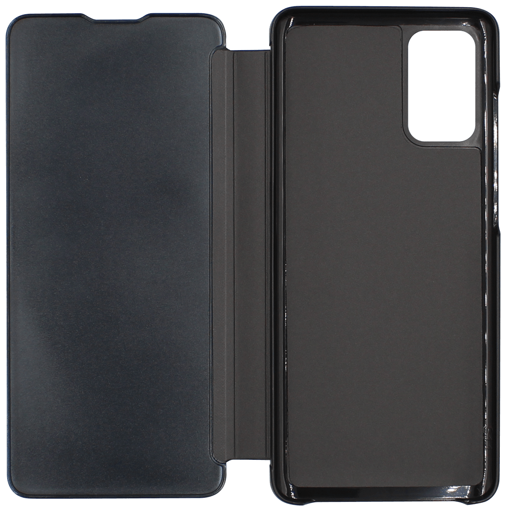 Samsung Galaxy S20 Plus 5G (SM-G986F) oldalra nyíló flipes bőrtok Smart Clear View fekete