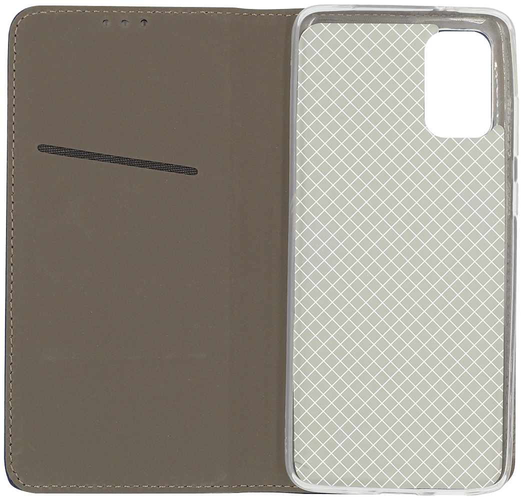 Samsung Galaxy S20 Plus 5G (SM-G986F) oldalra nyíló flipes bőrtok asztali tartó funkciós sötétkék