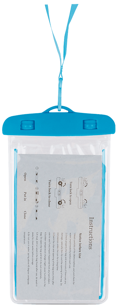 Huawei Mate 9 Pro vízálló tok univerzális fluoreszkáló kék