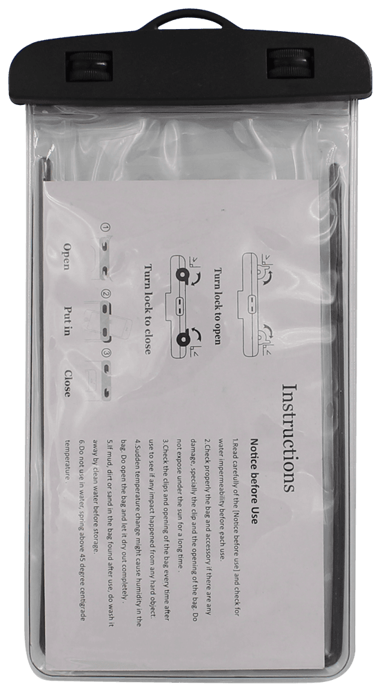 Huawei Honor 8 Lite vízálló tok univerzális fekete