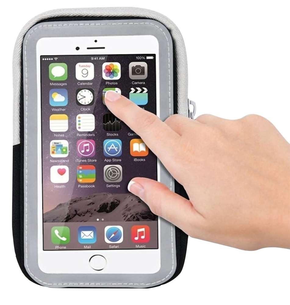 Nokia 8 2018 (8.1) sport tok univerzális, karra rögzíthető cipzáros fekete