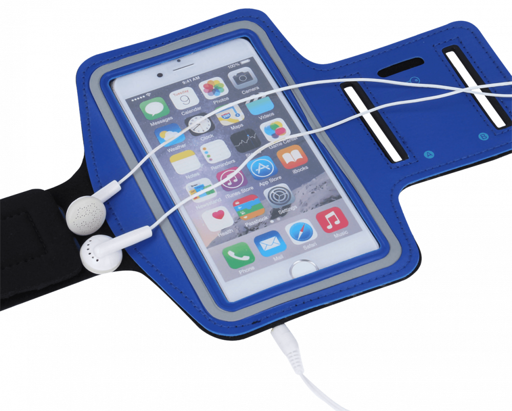 Samsung Galaxy A7 2018 (SM-A750F) sport tok univerzális, karra rögzíthető kék