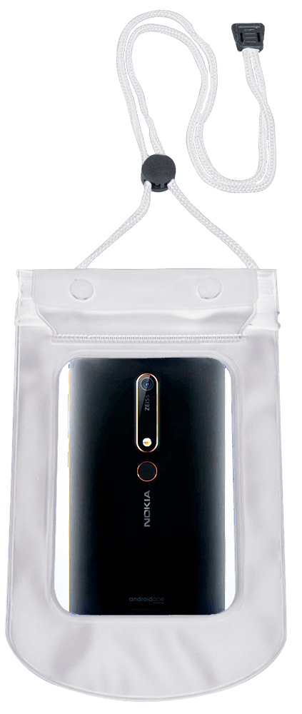 Samsung Galaxy S6 (G920) vízálló tok univerzális átlátszó