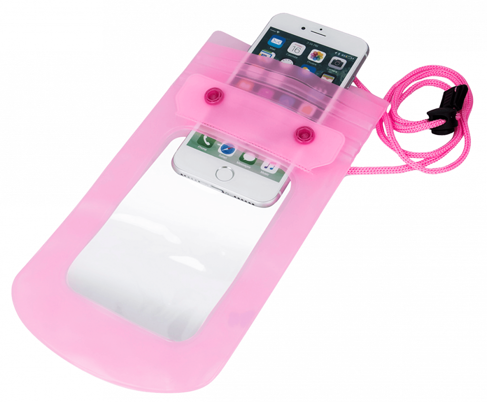 Samsung Galaxy S6 (G920) vízálló tok univerzális rózsaszín