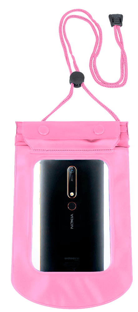 Nokia 8 vízálló tok univerzális rózsaszín