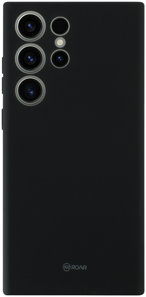 Samsung Galaxy S23 Ultra (SM-S918B) szilikon tok gyári ROAR kameravédővel fekete