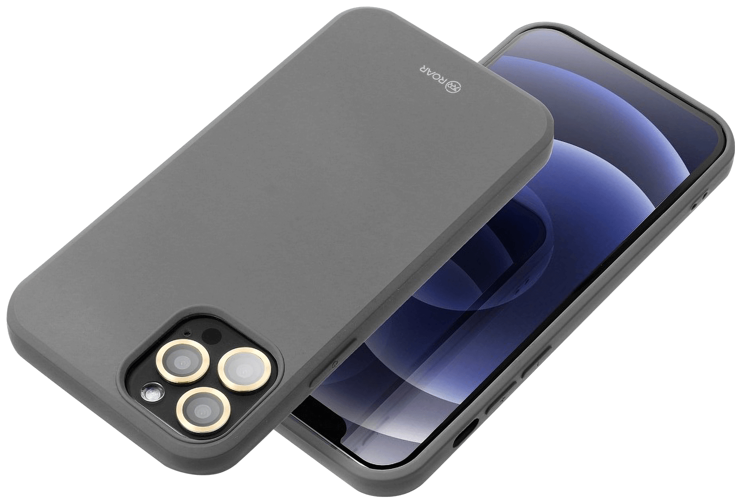 Samsung Galaxy S23 Plus (SM-S916B) szilikon tok gyári ROAR szürke