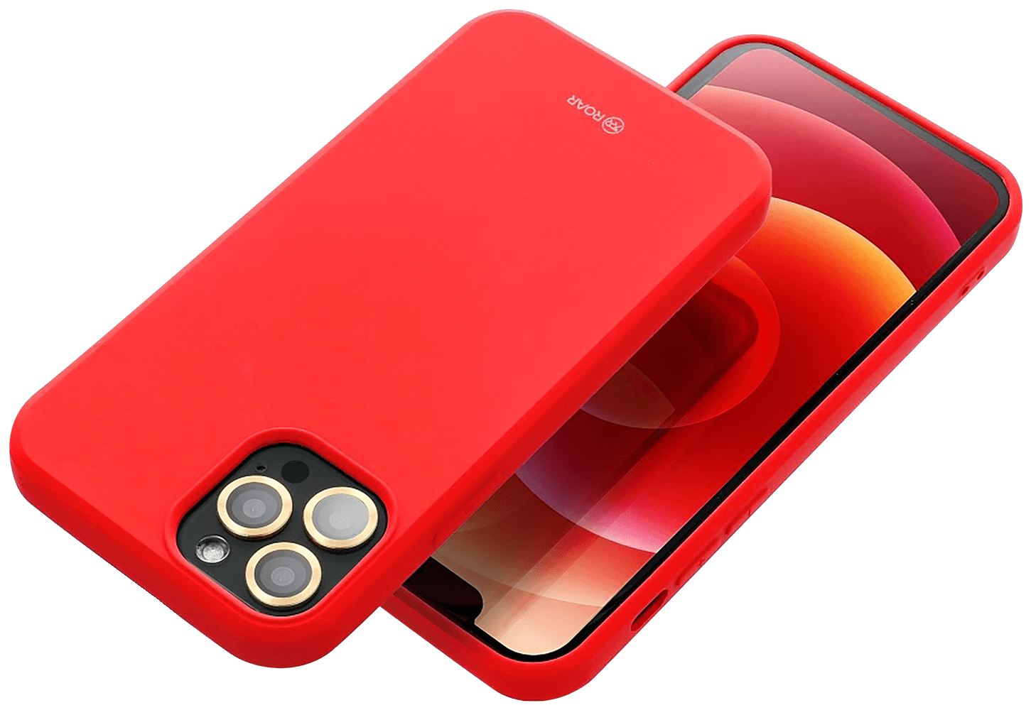 Samsung Galaxy S23 Plus (SM-S916B) szilikon tok gyári ROAR piros